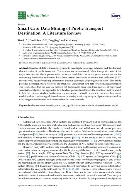 Smart Card Data Mining of Public Transport Destination: A 